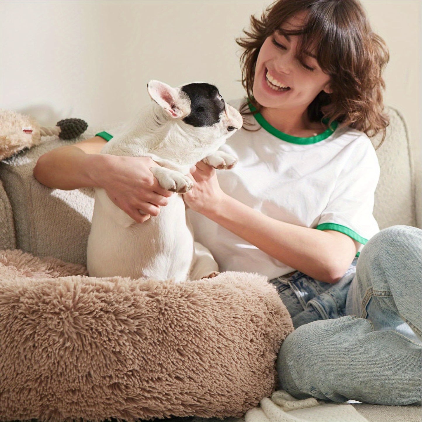 Calming Dog Bed for Medium Dogs