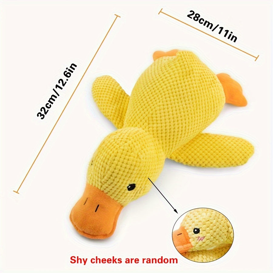 Plush Dog Toy with Squeaker